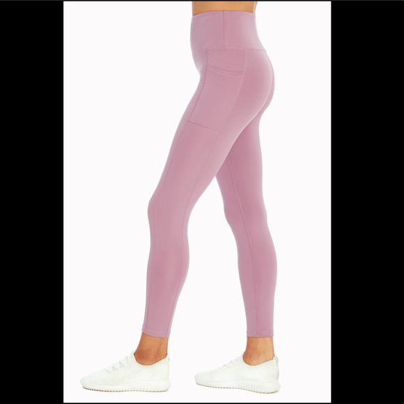 MARIKA || High-Rise Flat Waist Ankle Leggings in Violet - SZ XS ⭐️NWT⭐️ - Picture 5 of 8